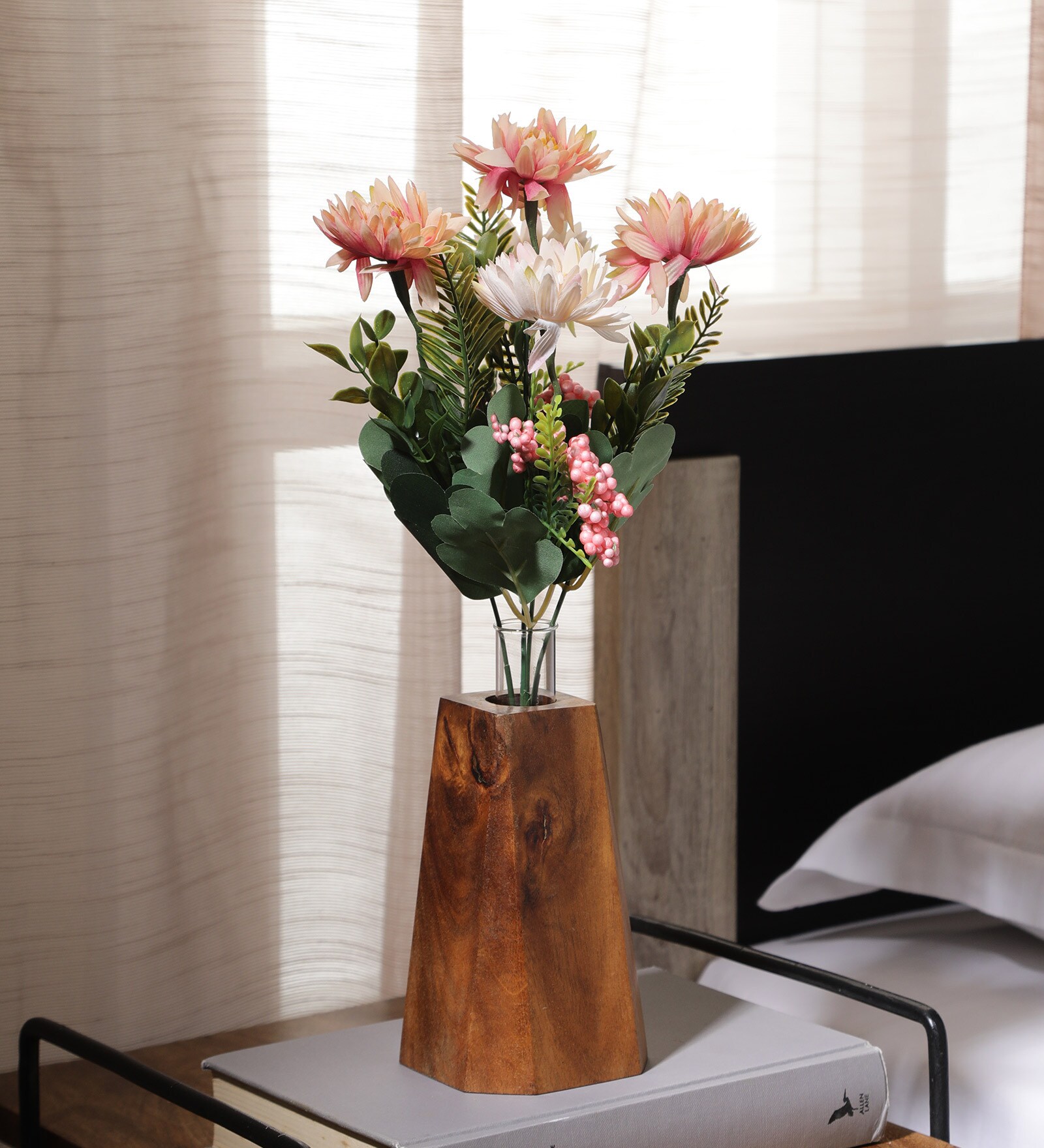 Pink Fabric Gerbera Bunch Artificial Flowers