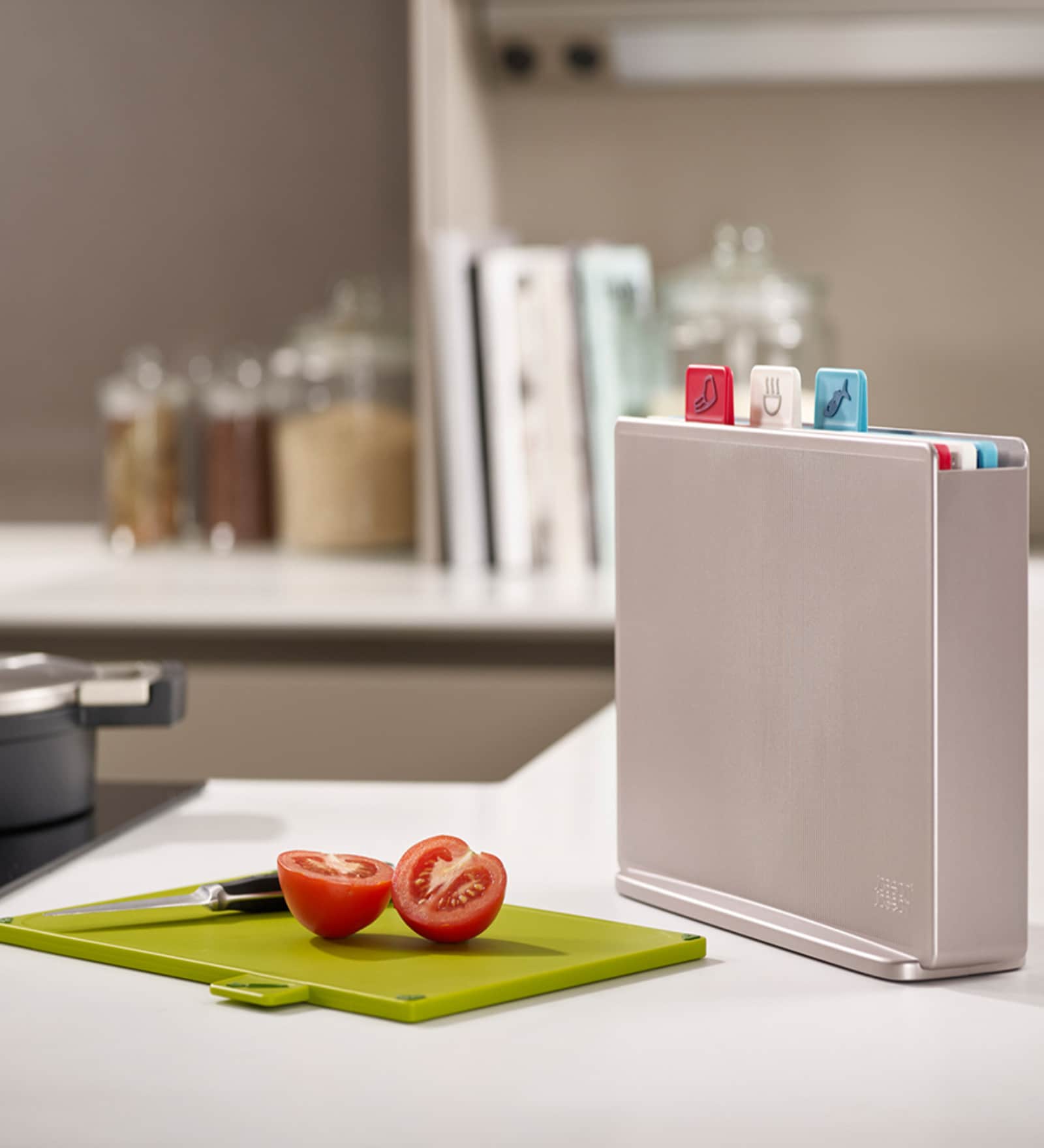 Index Silver Polypropylene Chopping Board