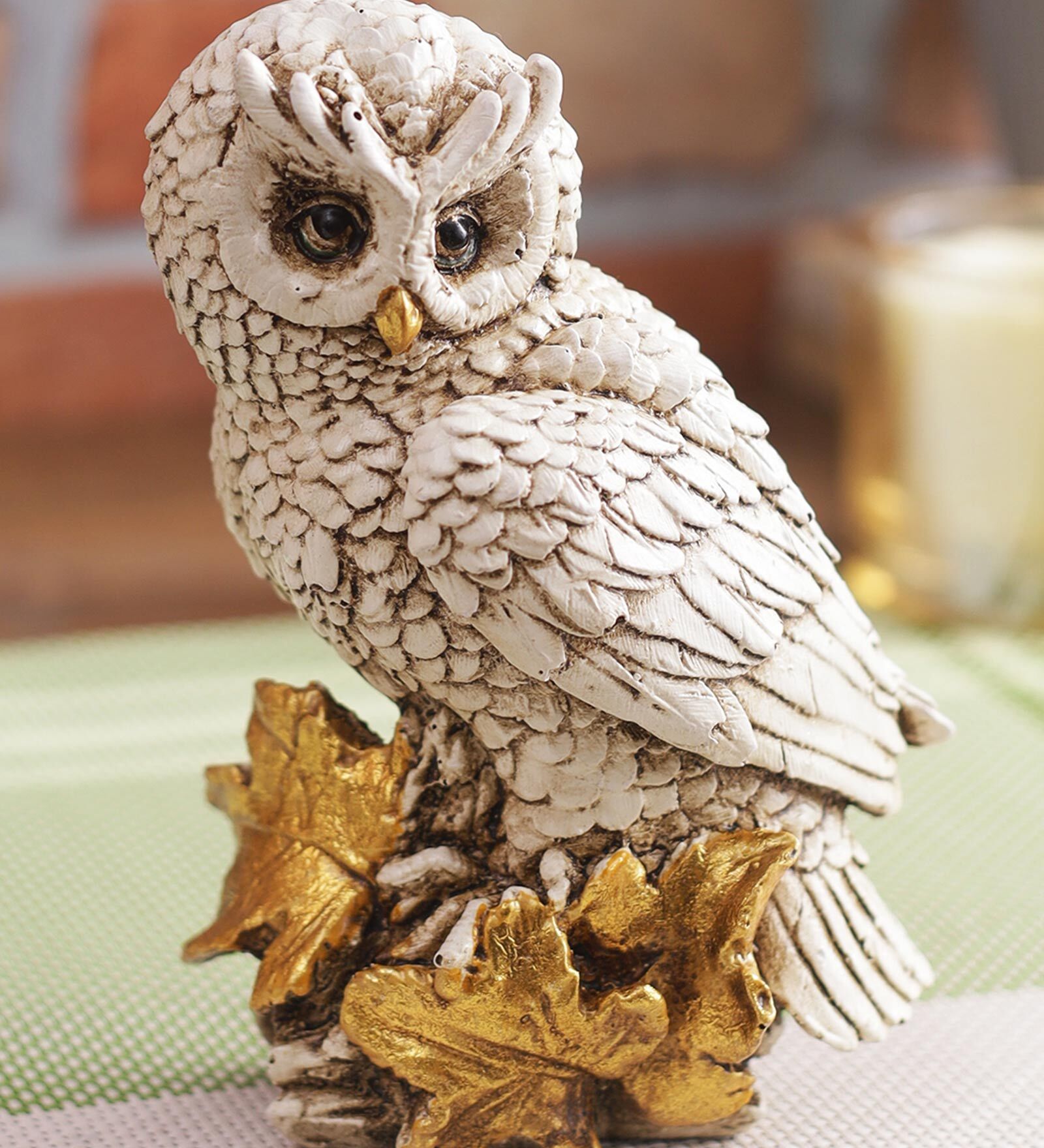 Polyresin Owl Figurine