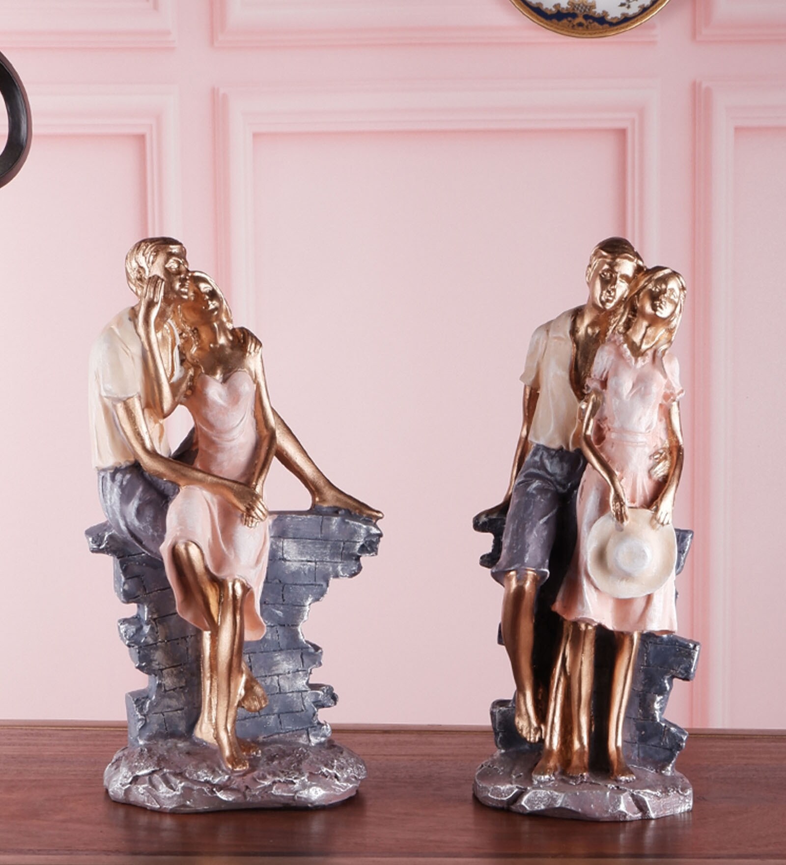 Buy Polyresin Premium Lovely Couple Set of 2 Figurine at 29 OFF by The White Ink Decor Pepperfry