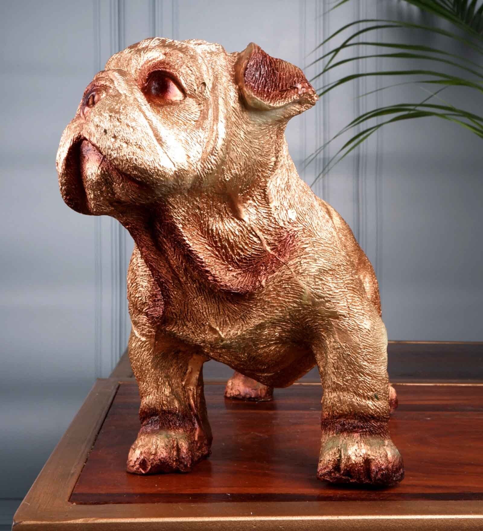 Buy Brown Polyresin Premium Dog Figurine at 40 OFF by The White Ink Decor Pepperfry