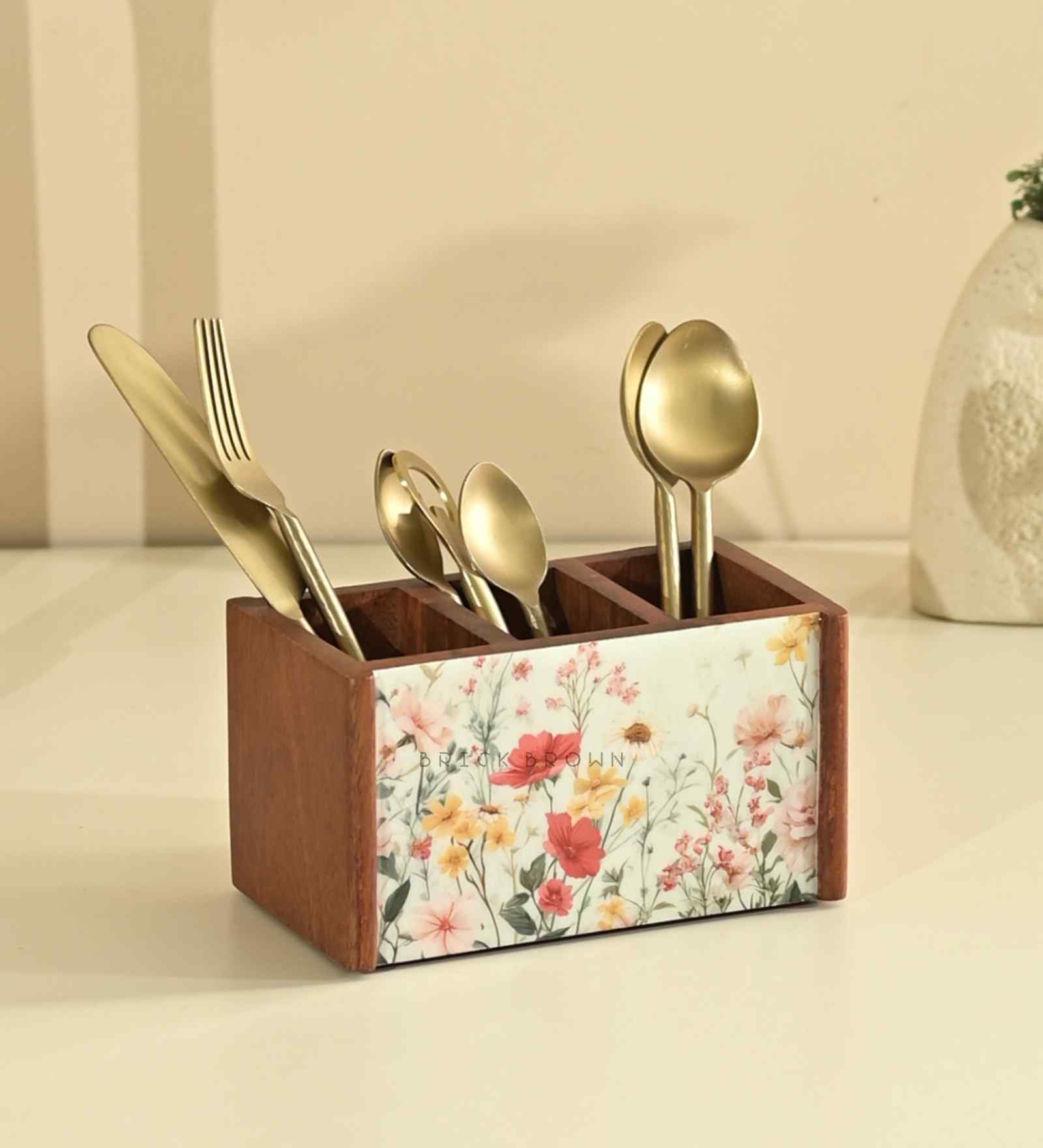 Poppy Cutlery Holder | Spoon Holder