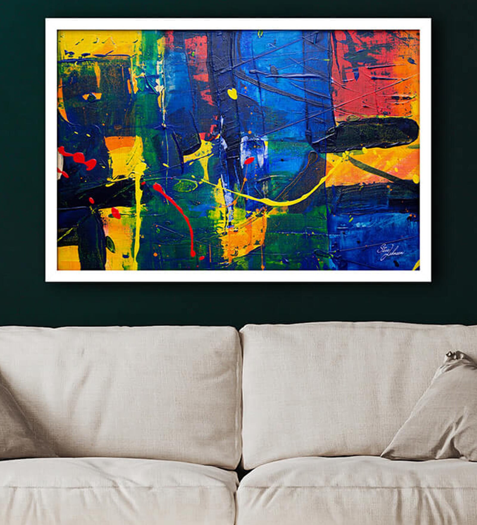 Buy A Lot Of Happenings Framed Painting By Empyrean Arts at 36% OFF by ...