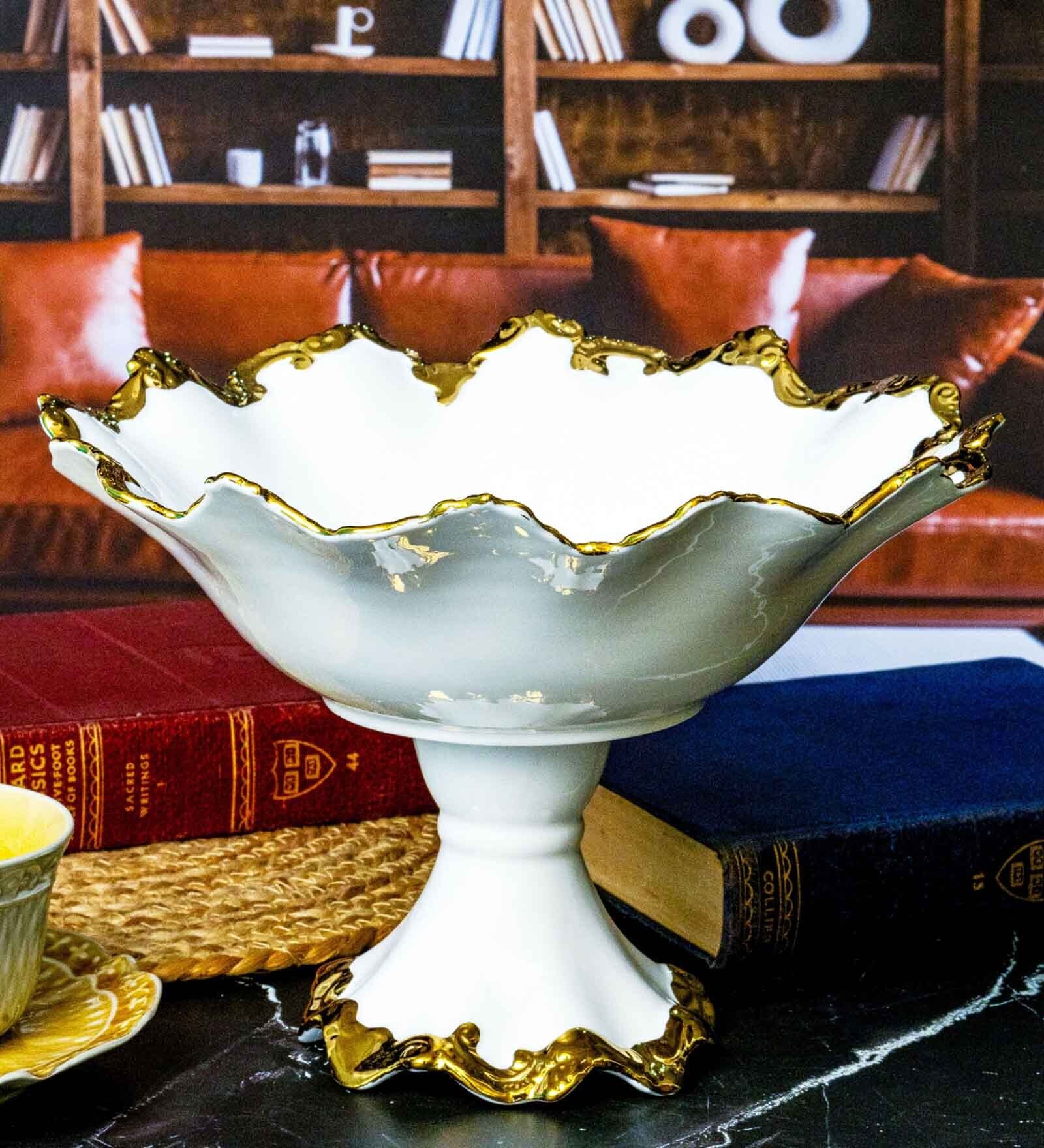 Porcelain Round Footed Bowl