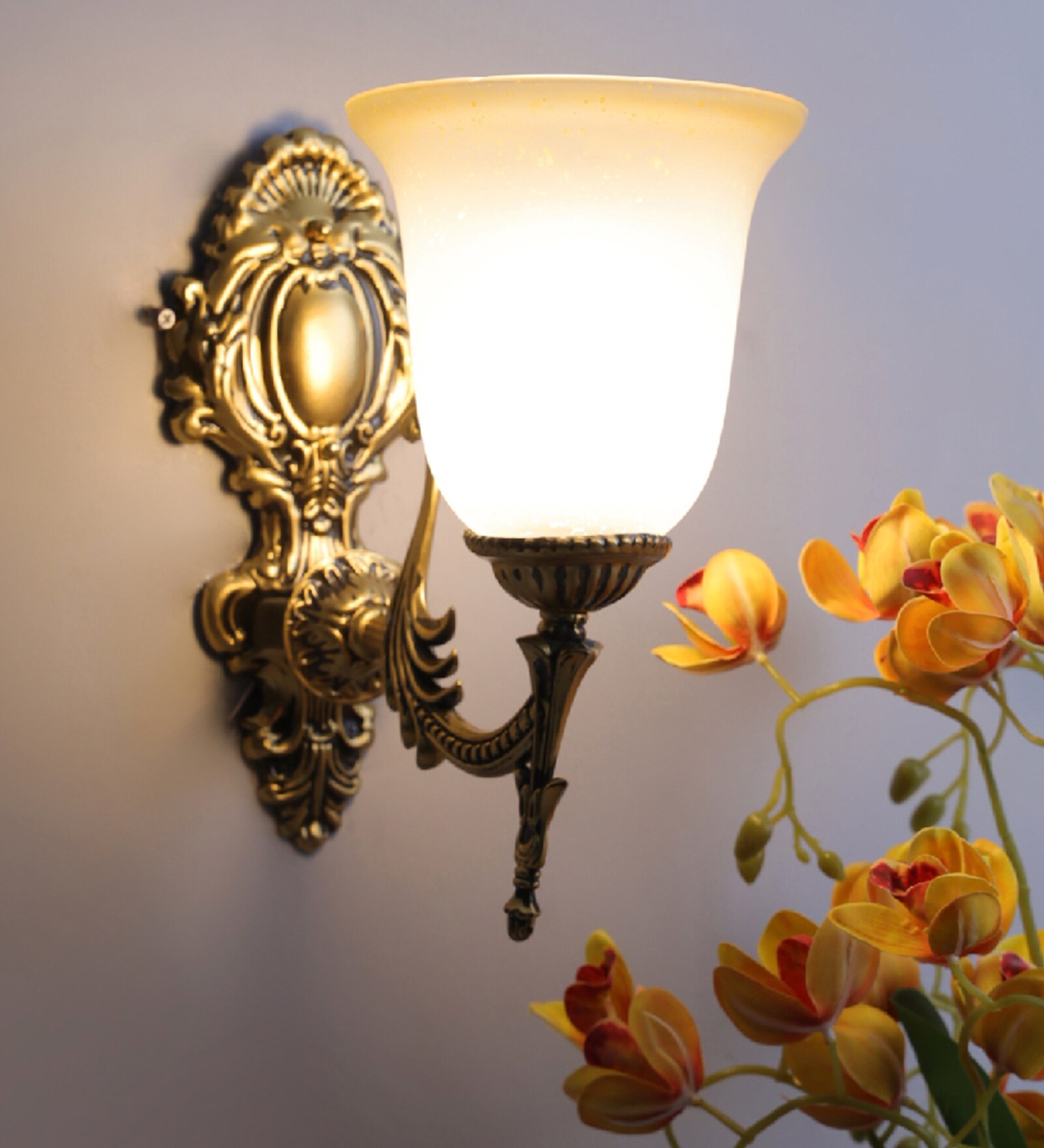 Buy Portuguese Style Antique Gold Wall Light By Aesthetic Home Solutions at 12 OFF by Aesthetic