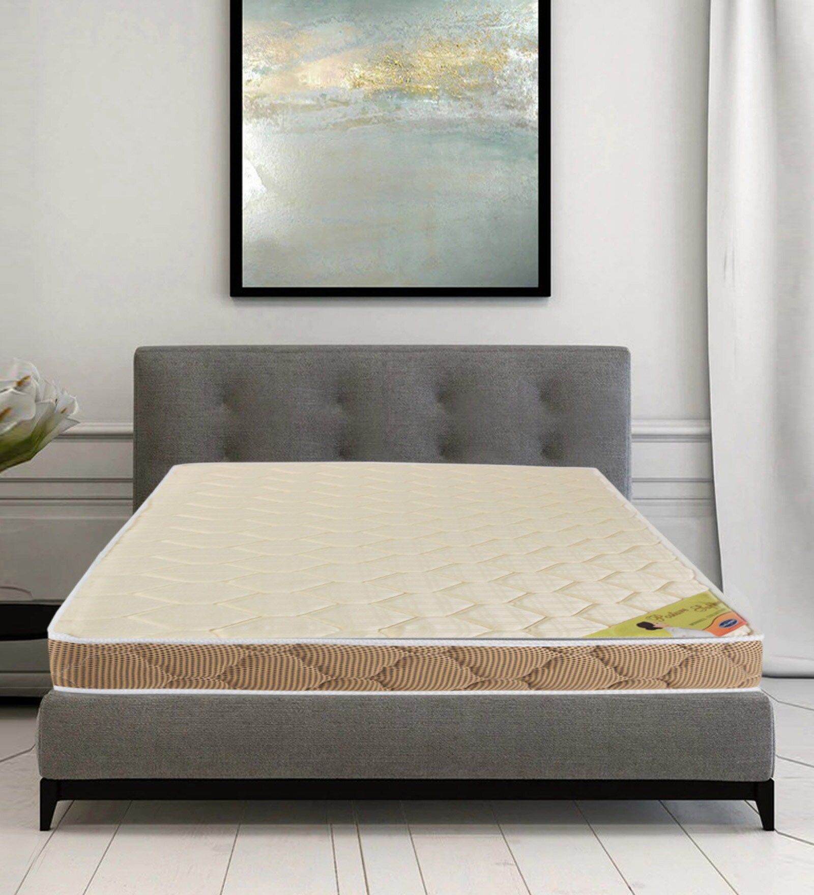 Posture Support Single Bed 72x30x5.5 Inch Bonnell Spring Mattress