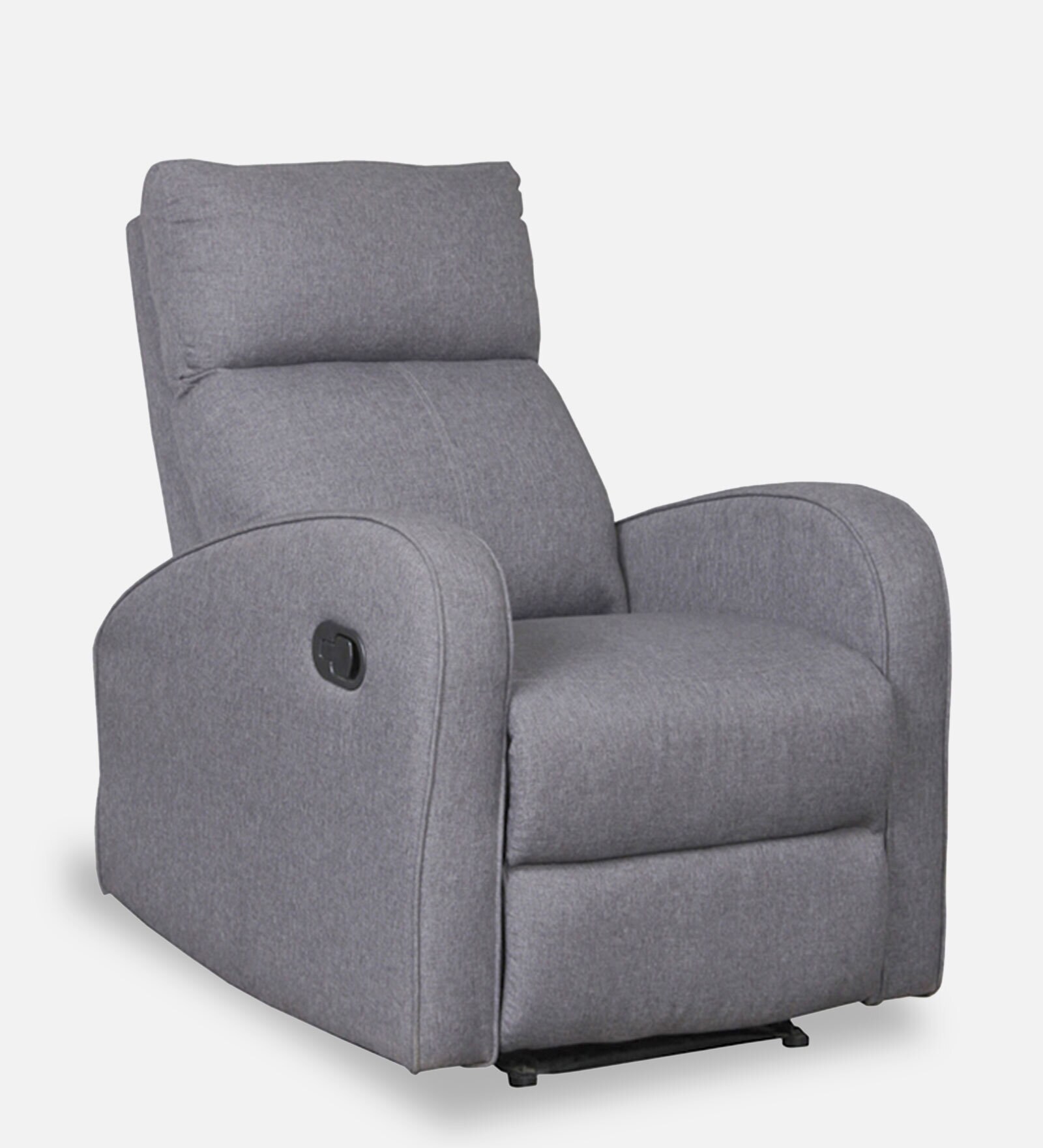 Potenza Fabric Manual 1 Seater Recliner in Grey Colour