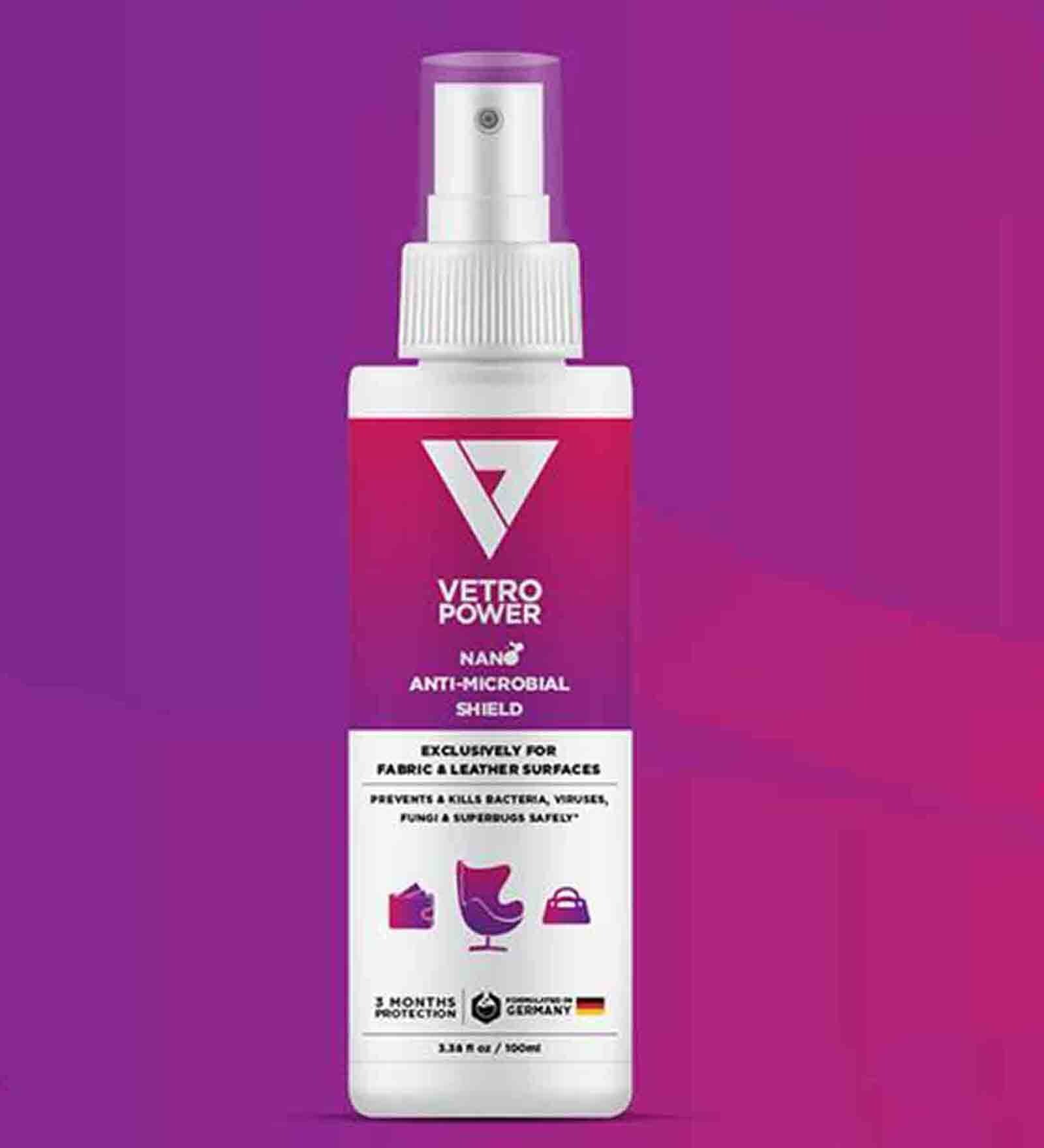 Power Nano 100ml each (Set of 2) Anit-Microbial Shield for Fabric & Leather