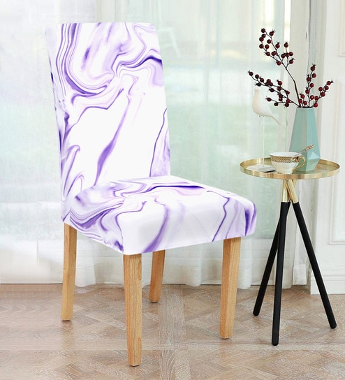Polyester Printed 19x15 Chair Cover (Set of 1) by Cortina