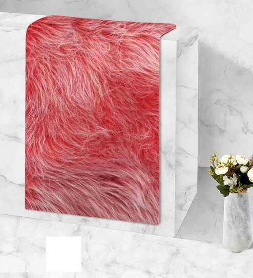 Polyster 24 x 16 Inches Mat in Pink Color by Luxe Home International