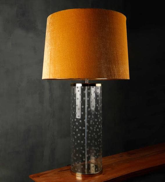 velvet bedside lamp