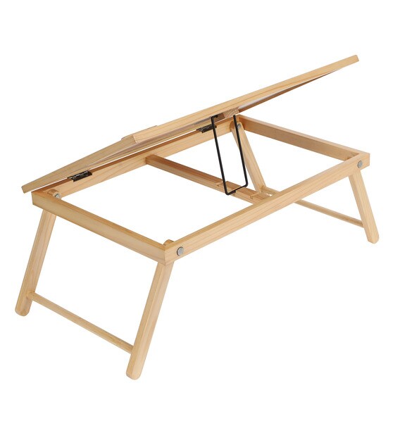 Buy Portable Table in Natural Colour by ClasiCraft Online Portable