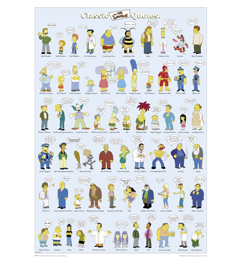 Poster Boy The Simpsons Poster By Posterboy Online - Comics And Cartoon ...