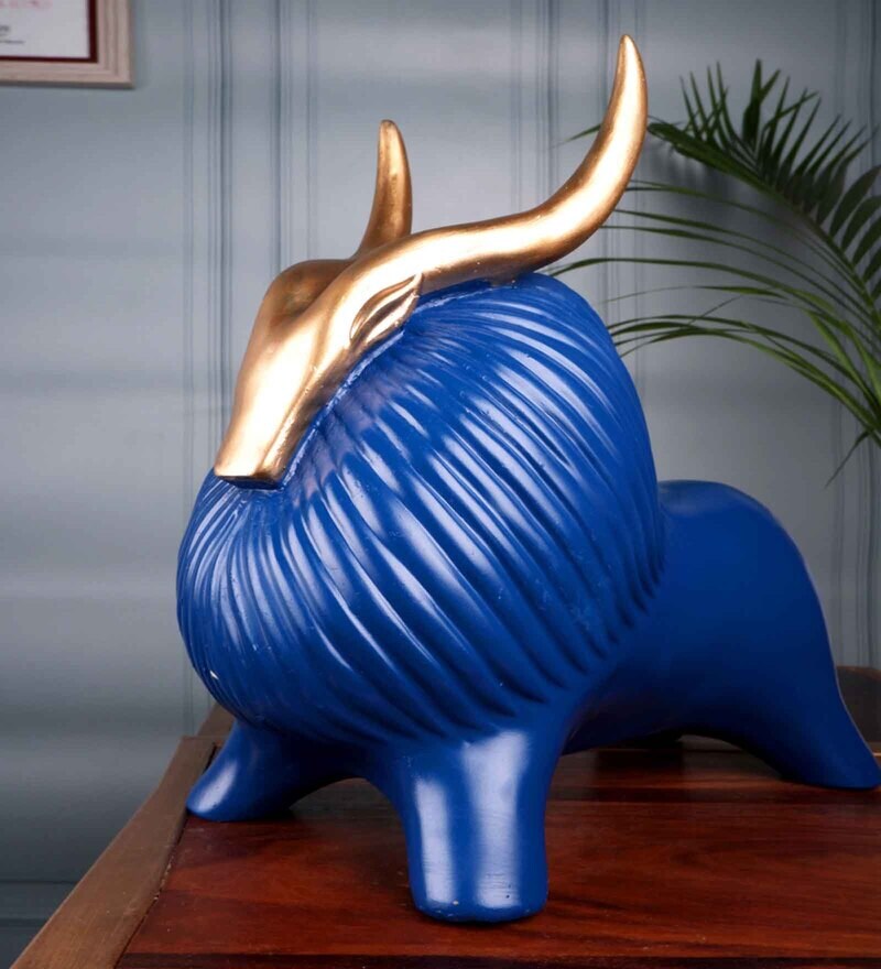 Buy Polyresin Premium Yak Figurine By White Ink Decor Online Animal