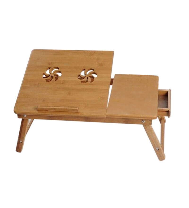 Buy Kawachi Bamboo Portable Laptop Desk Table Online Modern Writing