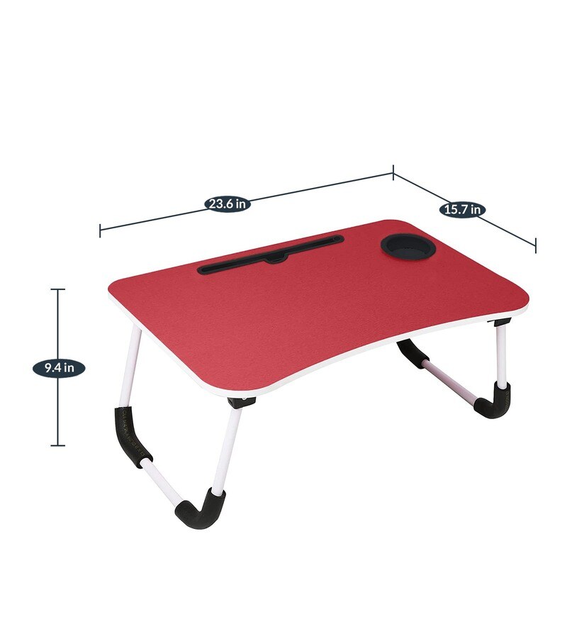 Buy Portable Table in Red Finish Online Portable Tables Study