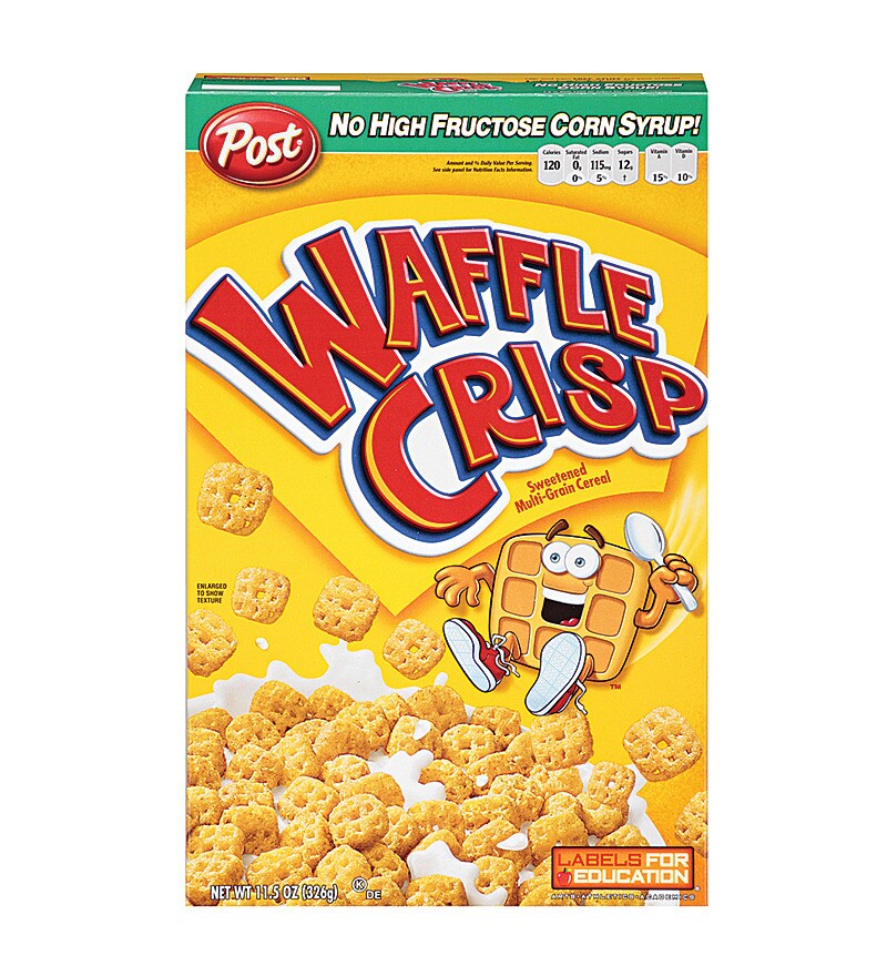 Post Waffle Crisp Cereal by Post Online Cereal & Muesli Kitchen