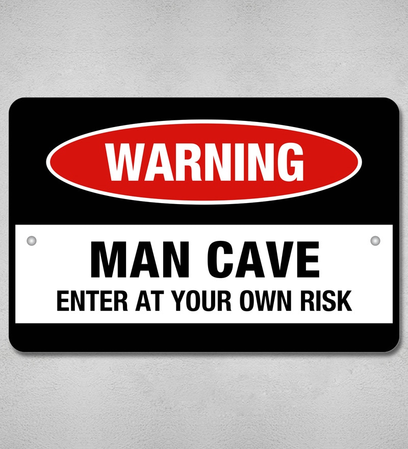 Buy Poster Boy Warning Man Cave Poster Online Slogan Posters