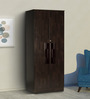Poena 2 Door Wardrobe in Wenge Finish with Lock