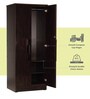 Poena 2 Door Wardrobe in Wenge Finish with Lock