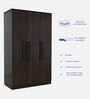 Poena 2 Door Wardrobe in Wenge Finish with Lock