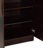 Poena 3 Door Wardrobe in Wenge Finish with Lock