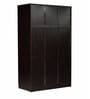 Poena 3 Door Wardrobe in Wenge Finish with Lock