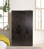 Poena 3 Door Wardrobe in Wenge Finish with Lock