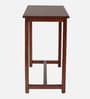 Poise Solid Wood Bar Table Set in Walnut Veneer Finish with 2 Chair