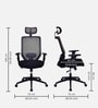 Poise High Back Office Chair In Grey Colour Poise High Back Office Chair In Grey Colour