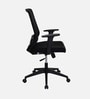 Poise Mid Back Office Chair In Black Colour Poise Mid Back Office Chair In Black Colour