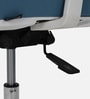 Poise Pro Office Chair In White And Blue Colour