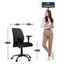 Poise Breathable Mesh Ergonomic Chair in Black Colour