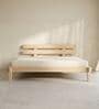 Poka Queen Size Bed In Pine Wood Finish