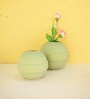 Pokemon Ball (Set Of 2) Mint Green Ceramic Table Vase