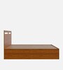 Polaris Solid Wood King Size Bed In Midas Gold Colour With Box Storage