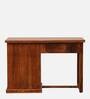 Polis Sheesham Wood Study Table In Honey Oak  Finish