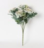Grey Fabric Peony Artificial Flowers