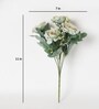 Grey Fabric Peony Artificial Flowers