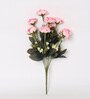 Pink Fabric Light Exclusive Peony Bunch Artificial Flowers