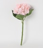 Pink Fabric Artificial Attractive Hydrangea Flower Bunch Set of 2