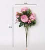 Brown Fabric Luxurious Peony Artificial Flowers