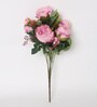 Brown Fabric Luxurious Peony Artificial Flowers