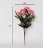 Pink Fabric Splendacious Rose Bunch Artificial Flowers