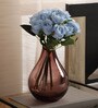 Blue Fabric Light Exquisite Rose Bunch Artificial Flowers