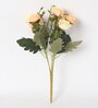 Peach Fabric Peach Stunning Rose Artificial Flowers