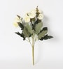 White Fabric Stunning Rose Artificial Flowers