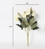 White Fabric Stunning Rose Artificial Flowers