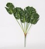 Green Fabric Artificial Split Philo Plant