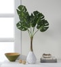 Green Fabric Artificial Split Philo Plant